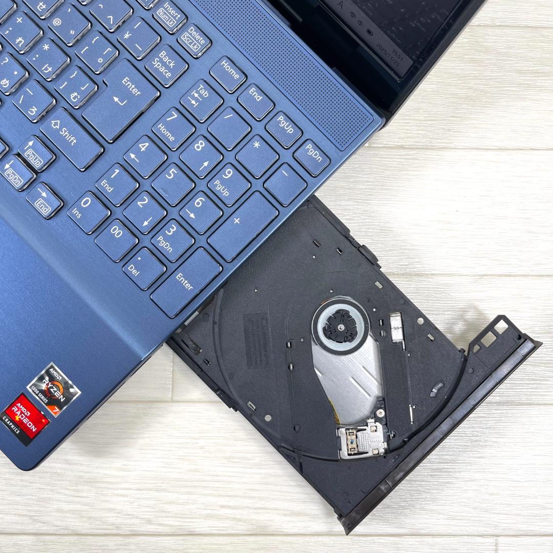 富士通 第5世代 Ryzen7 新品SSD1TB メモリ16GB ノートパソコン