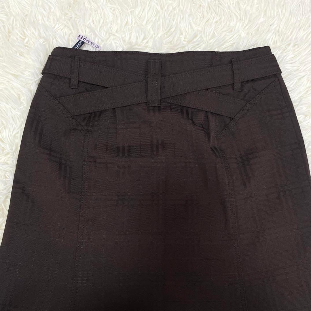 バーバリーロンドン 3ピース シャドーチェック パンツ スカート　ジャケット　茶