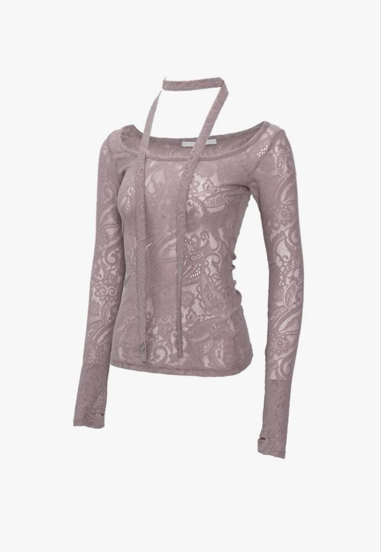 トップス theredthread S skinny tops lace