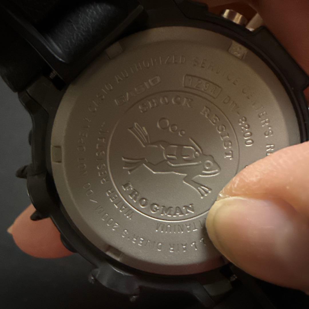 G-SHOCK FROGMAN 8200Z-1T 電池切れ