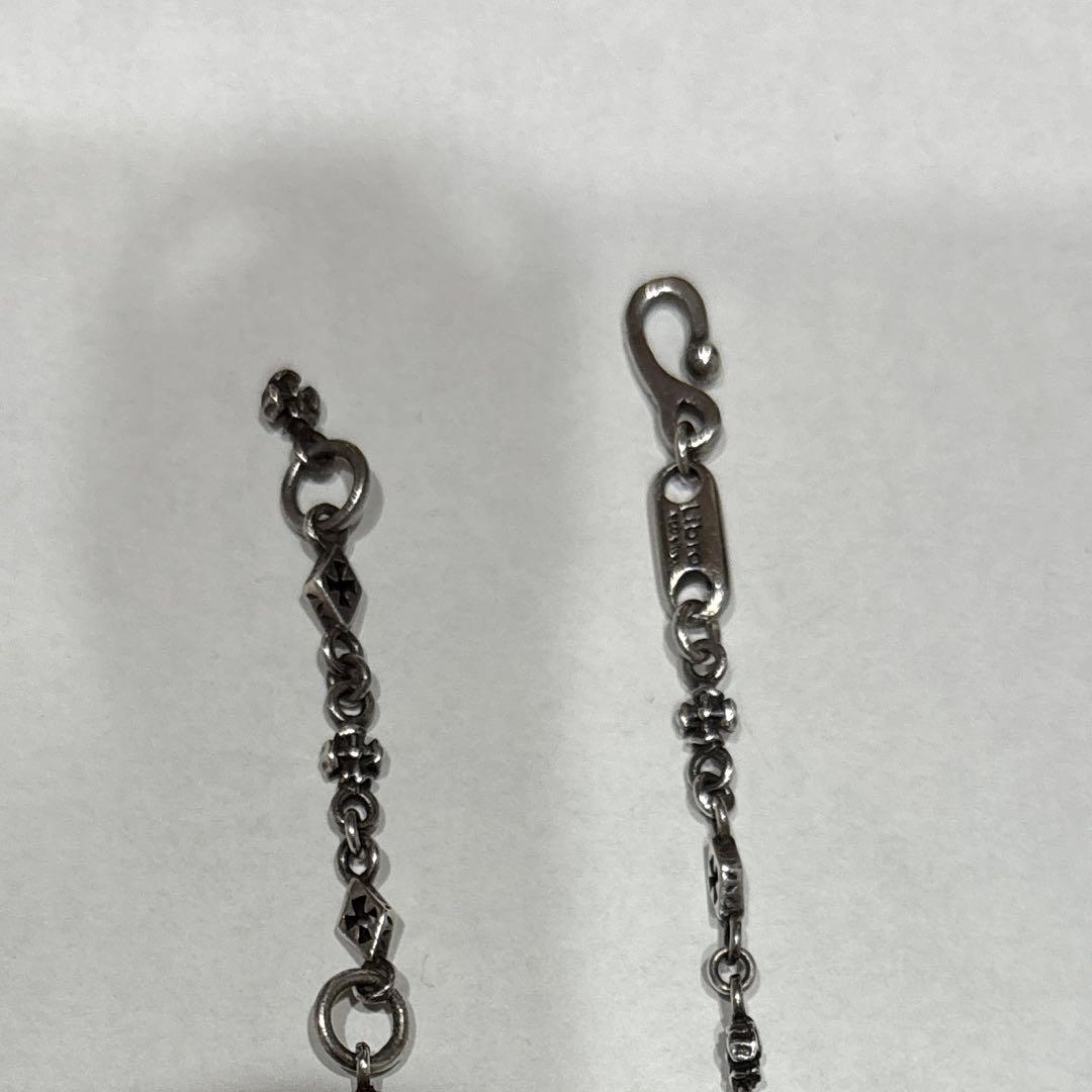 A&Gダガーハート ペンダントトップ & Libraネックレスシルバーチェーン