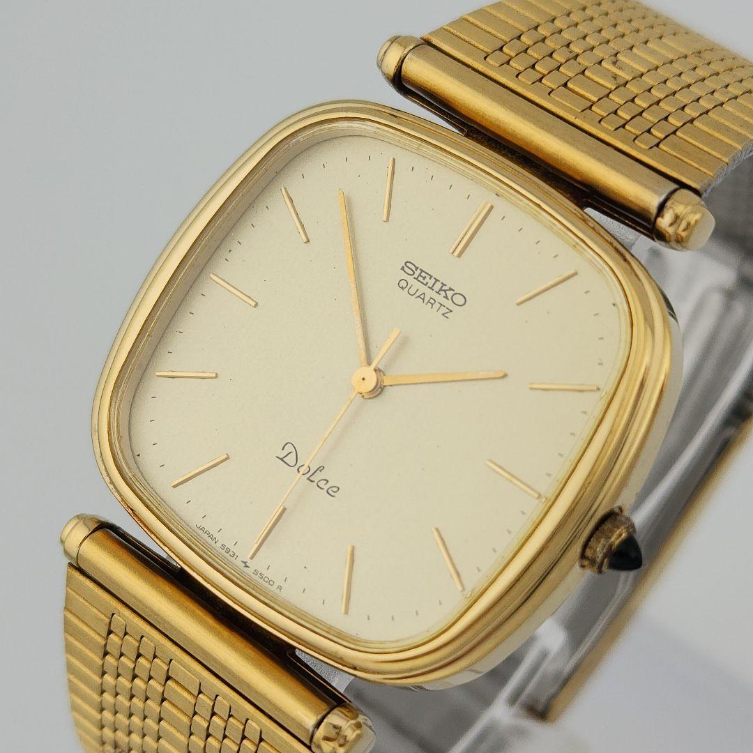 稼働 SEIKO Dolce 腕時計 ＳＧＰ３０ スクエア アンティーク