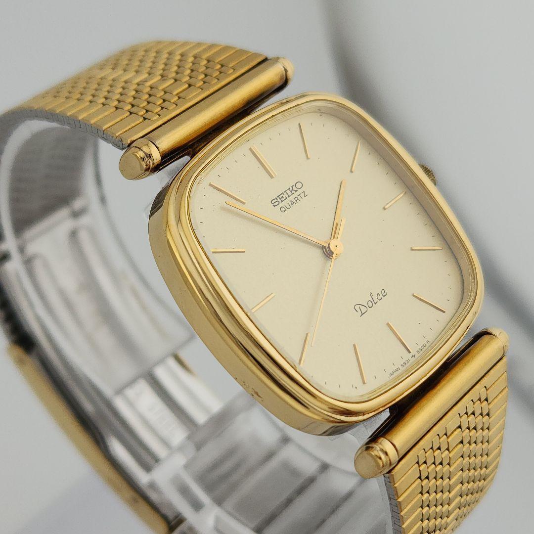 稼働 SEIKO Dolce 腕時計 ＳＧＰ３０ スクエア アンティーク
