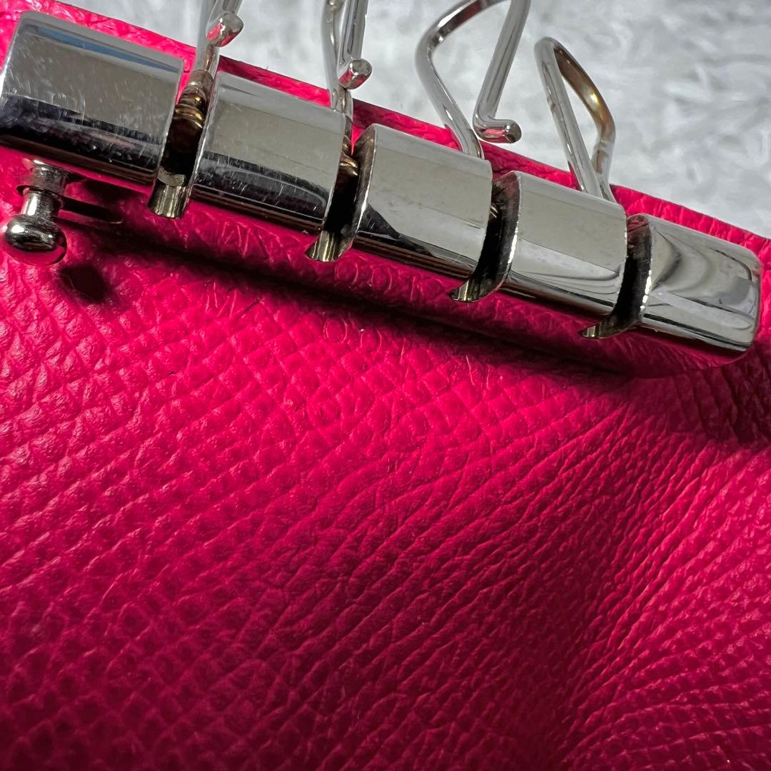 エルメス ✨べアン✨キーケース ４連 ピンク系