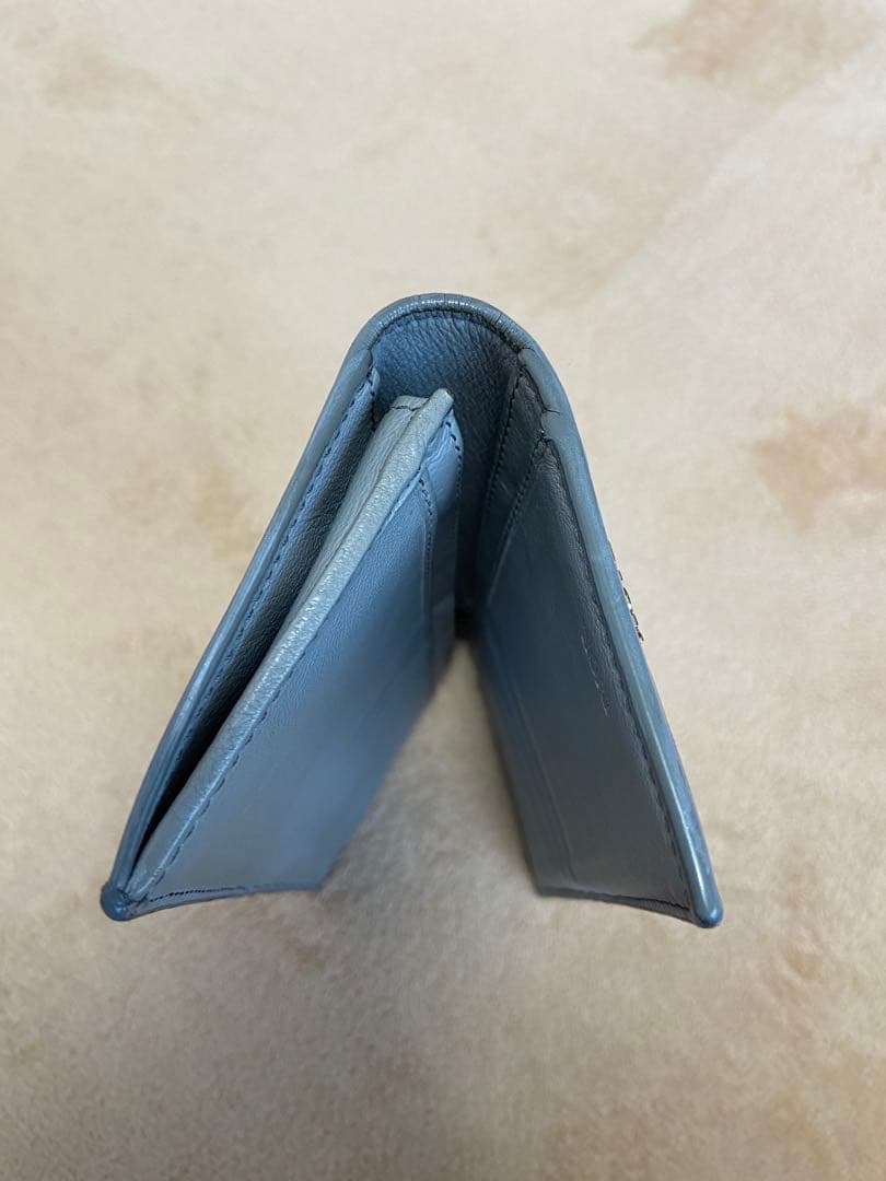 Dior ディオール　グレー 長財布 レザー