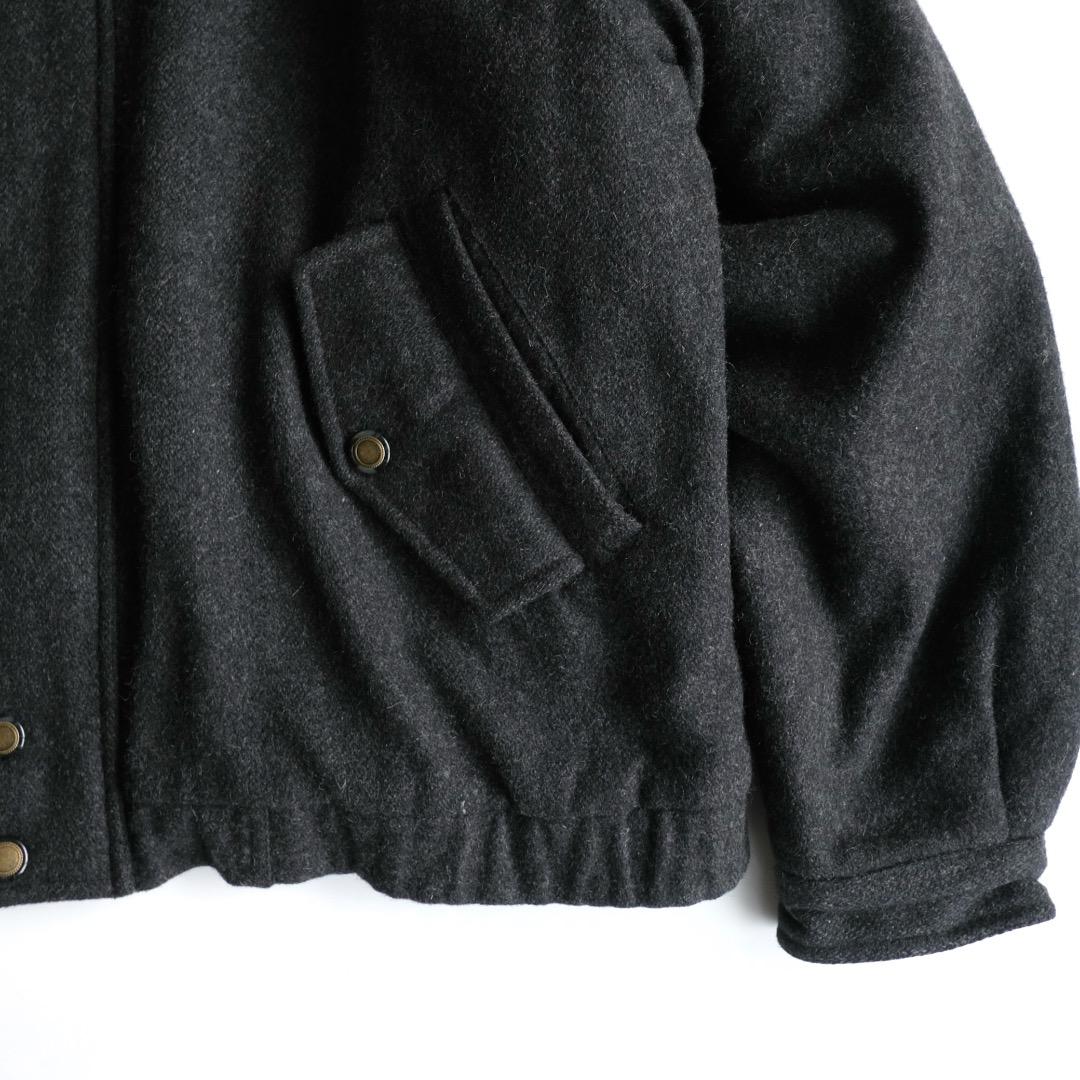 MEMBERS ONLY 中綿入りウールジャケット チャコール XL