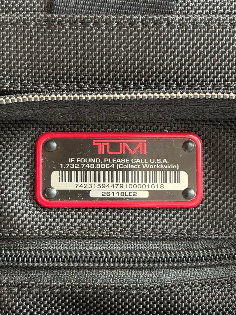 【美品】】TUMI 伊勢丹限定 2611BLE2 ビジネスバック黒 トレーサー付