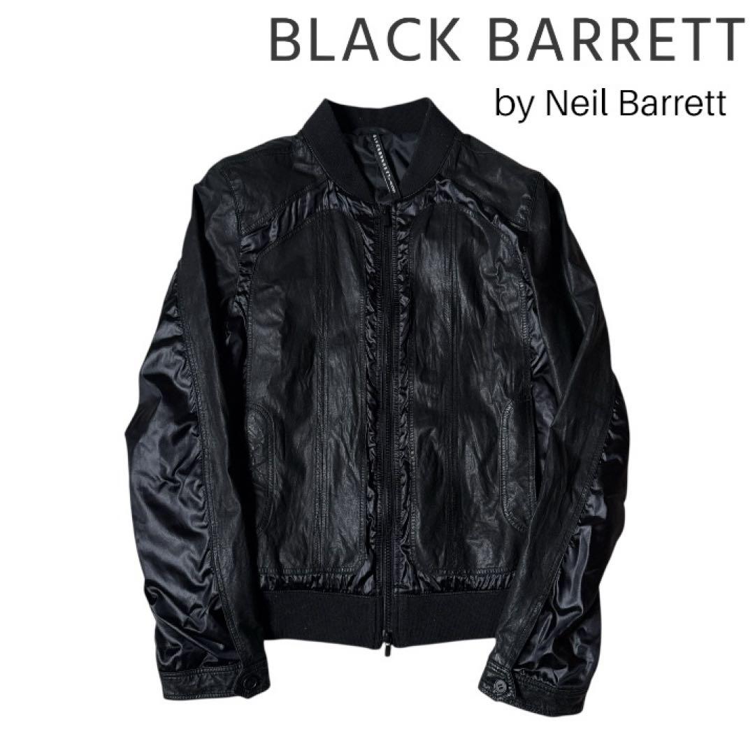 ブラックバレット バイ ニールバレット 羊革 ラムレザー ブルゾン ジャケット