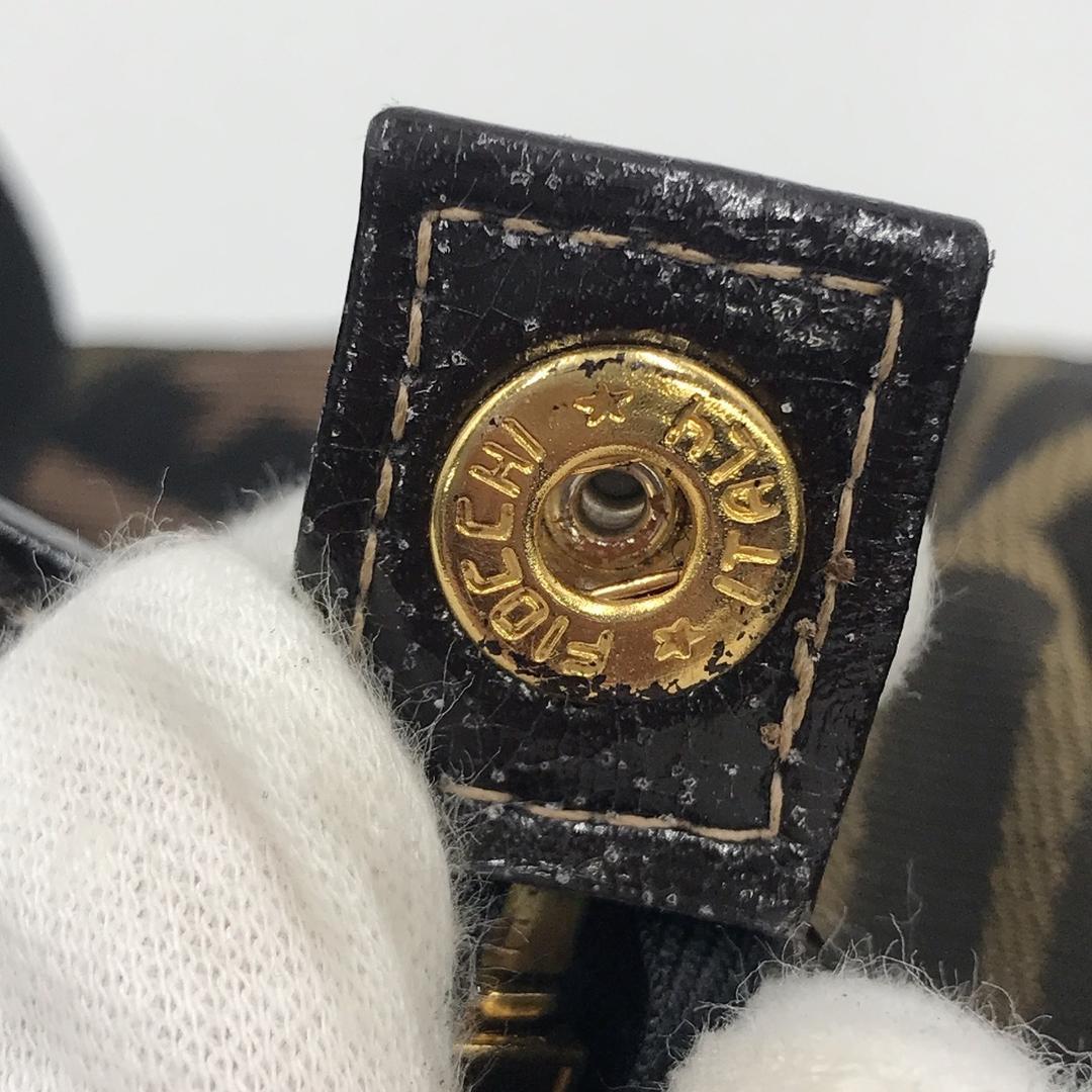 FENDI フェンディ ボストンバッグ 旅行カバン ズッカ柄 FFロゴ 大容量