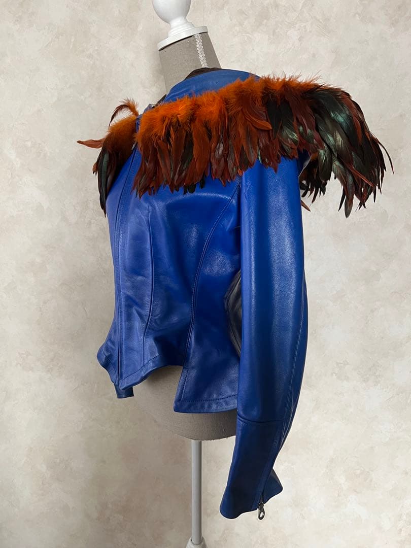 ヴィンテージ YohjiYamamoto希少新品未使用　レザーブルゾン羽付　M