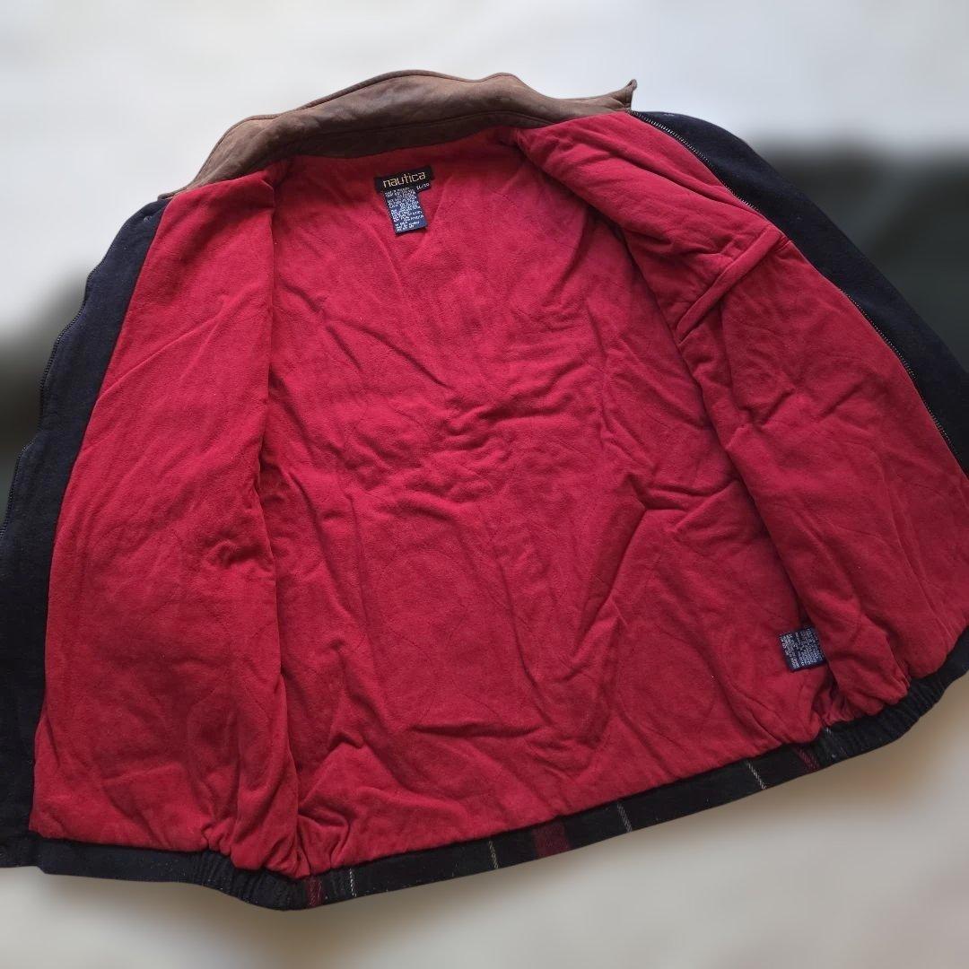【クレイジーパターン】90s ノーティカ Nautica ウールジャケットold