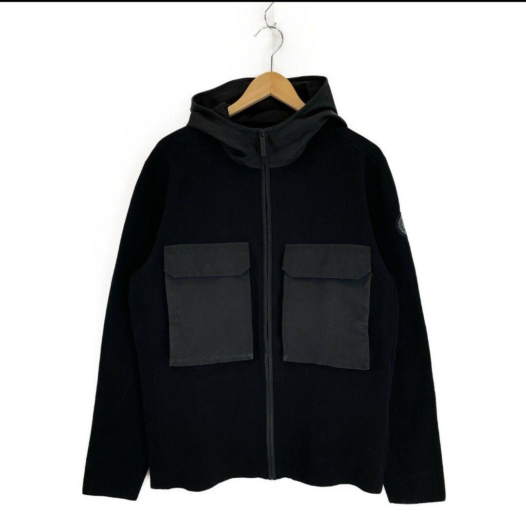 レ*ン様 カナダグース・ブラックレーベル・フルジップニットパーカー