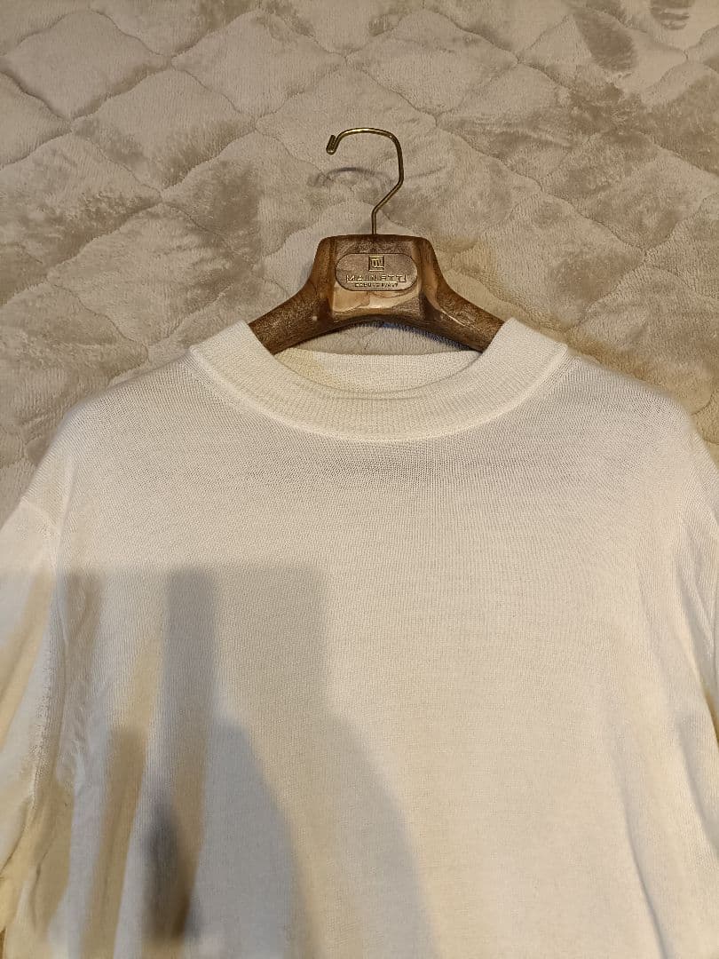 【美品】MOONCASTLE エクストラファインメリノ モックネックニット