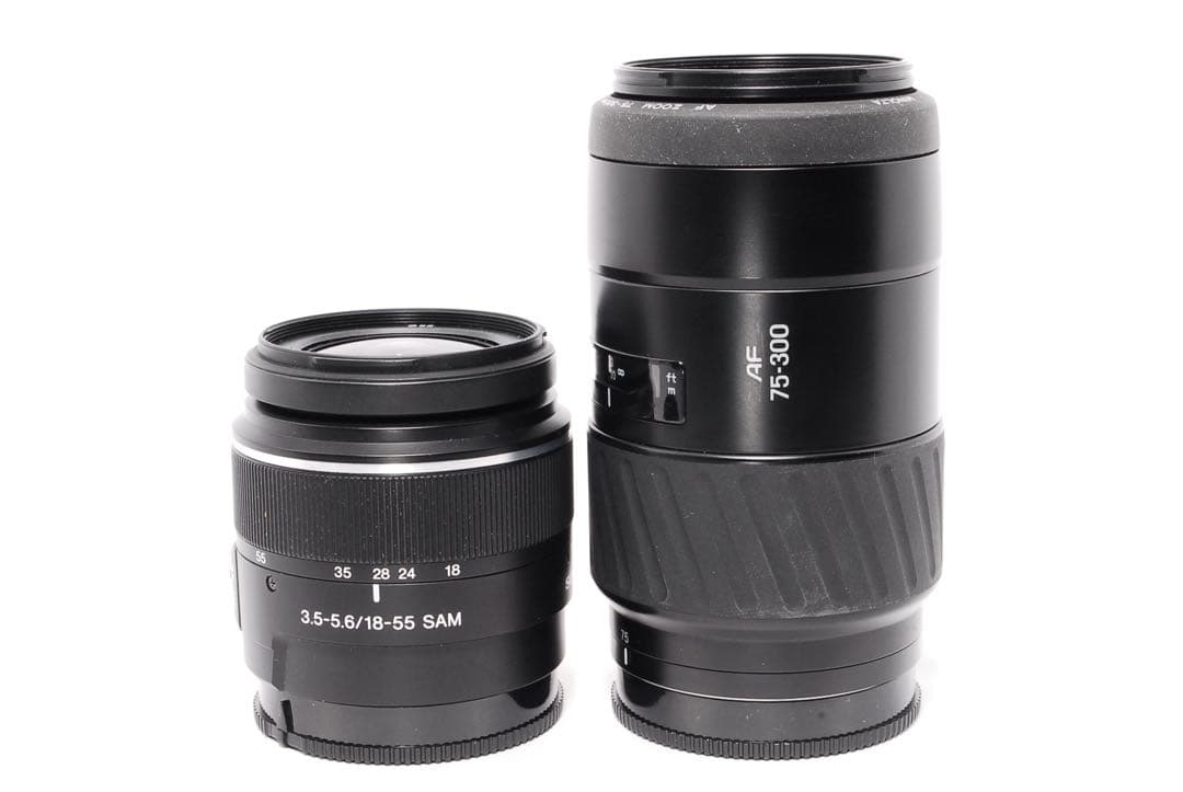 ◆超望遠Wレンズ◆SONY α55◆初心者セット◆一眼レフカメラ◆スマホ転送OK