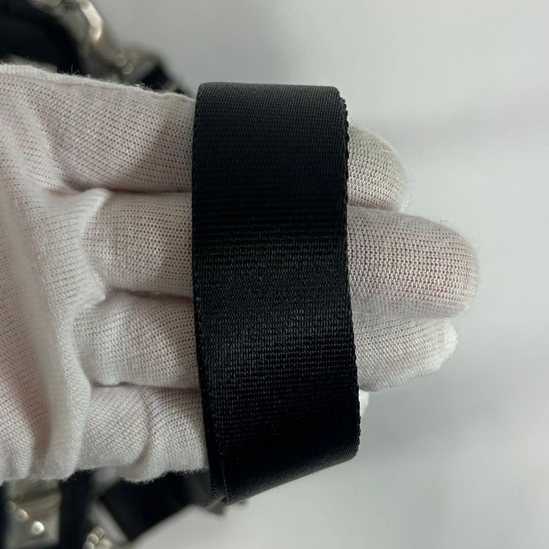 【極美品】ポーター×ジャムホームメイド スタッズ ショルダーバッグ 黒 斜め掛け