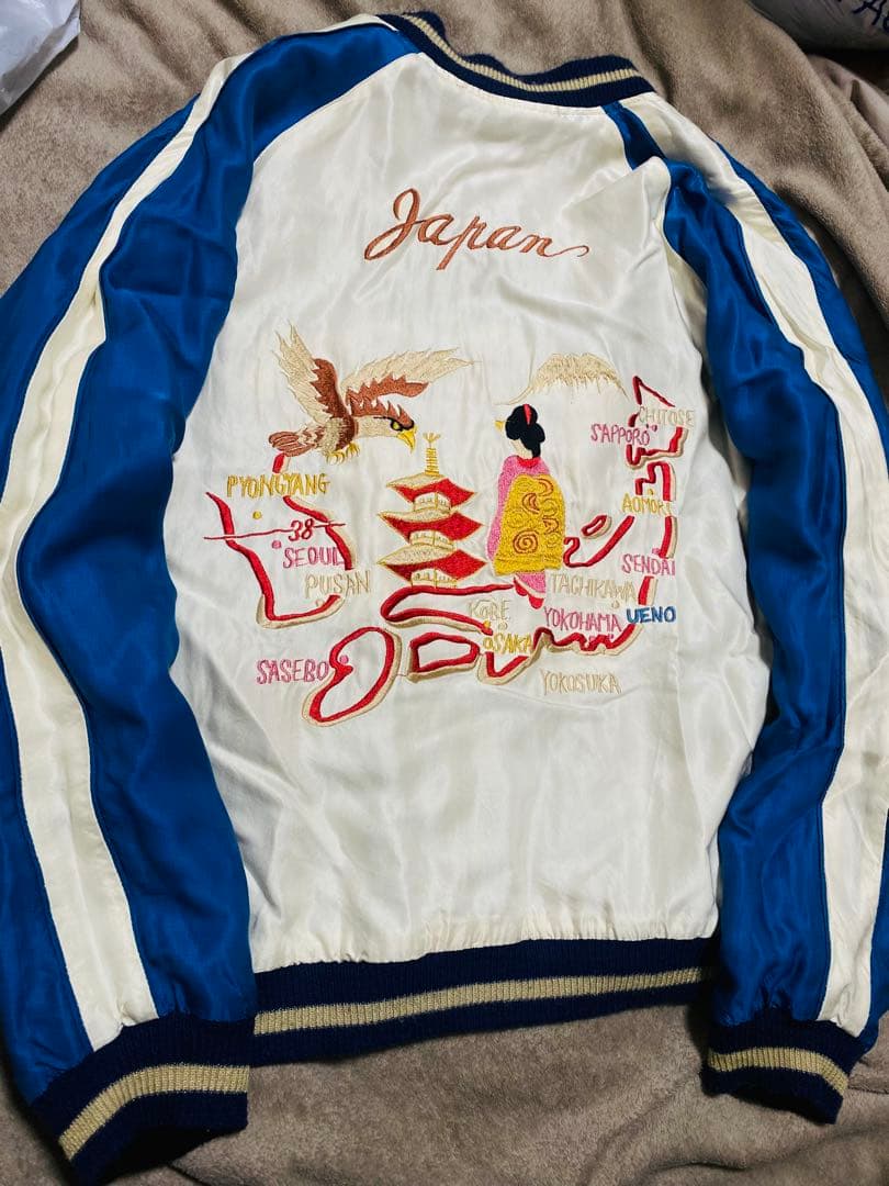 テーラー東洋 x Hinoya スカジャン 日本限定虎　2面用 vintage