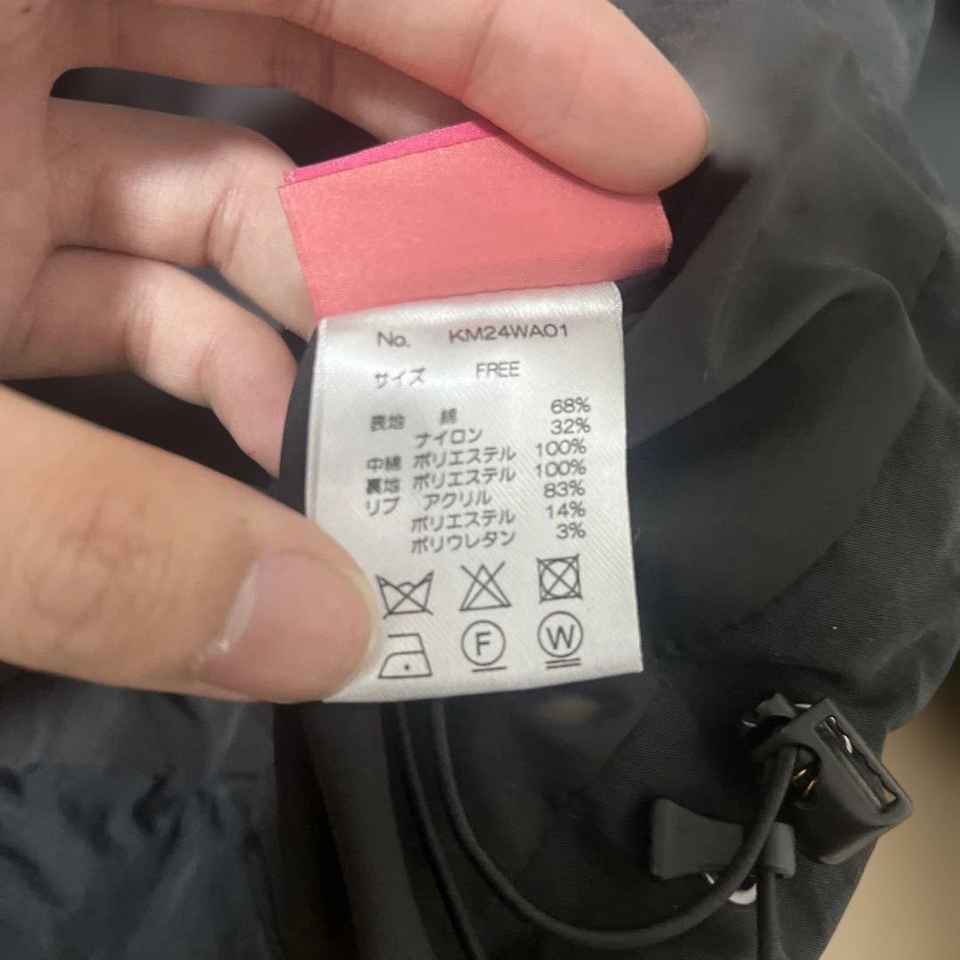 knuth marf 2way down jacket ブラック