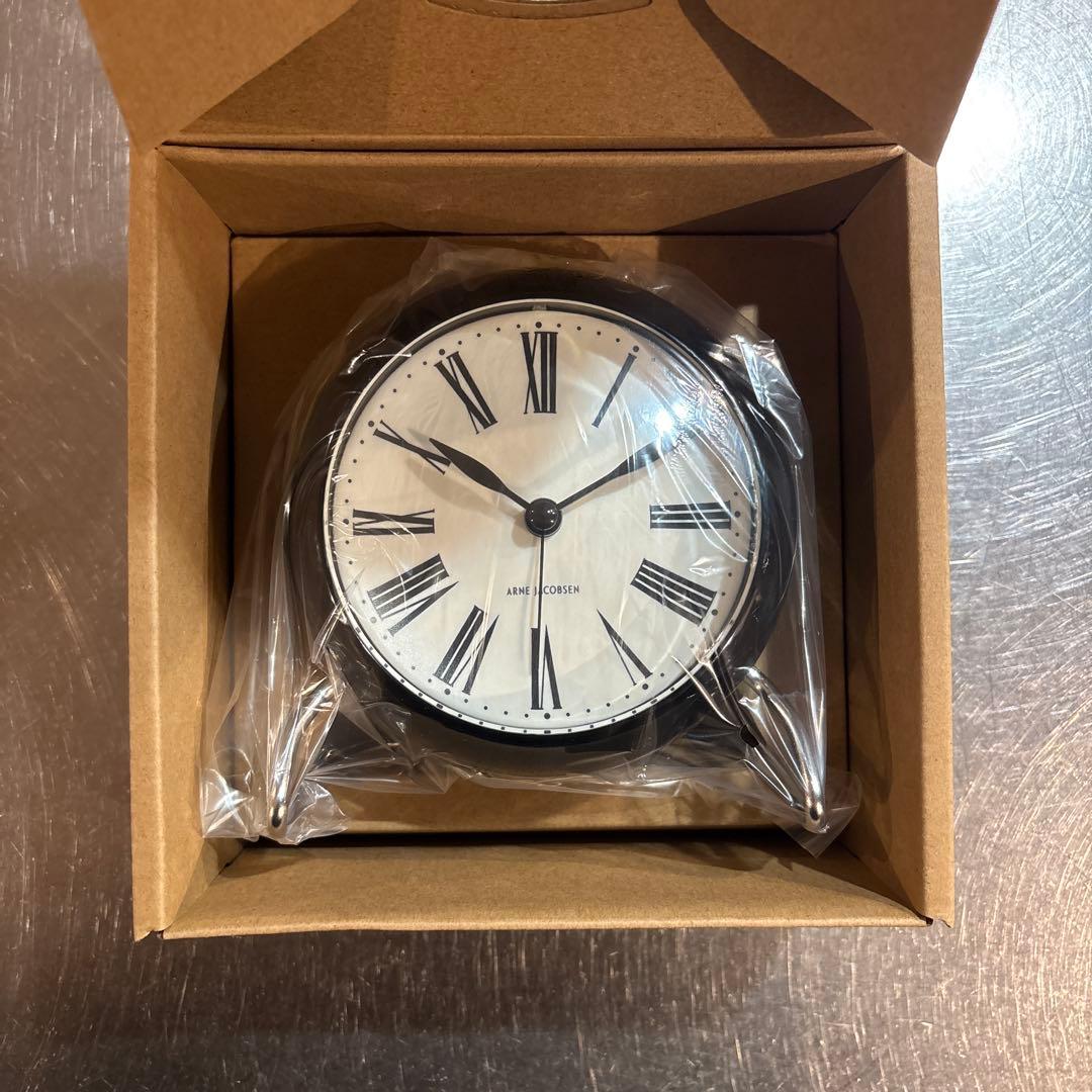 り*つ様 Arne Jacobsen ROMAN アラーム付き置時計 11cm