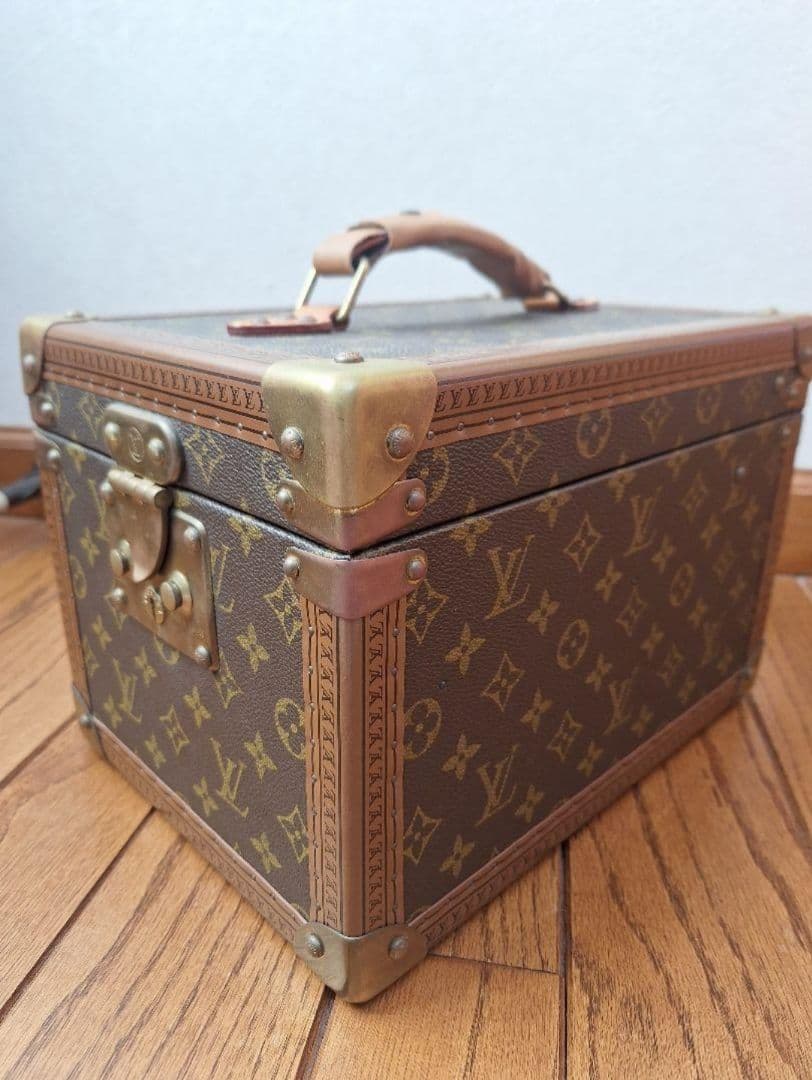 ルイヴィトン モノグラム トランク メイクボックス 化粧箱 ヴィンテージ 正規品