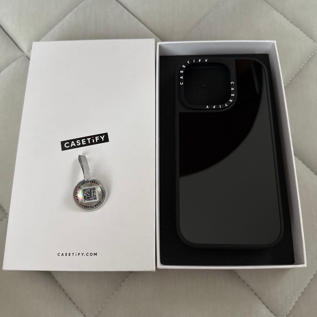 casetify 16pro ミラー ブラック