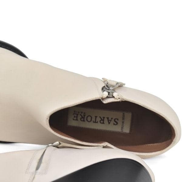 ほぼ新品❤️サルトル メタルトゥ ショートブーツ 38(約25cm)