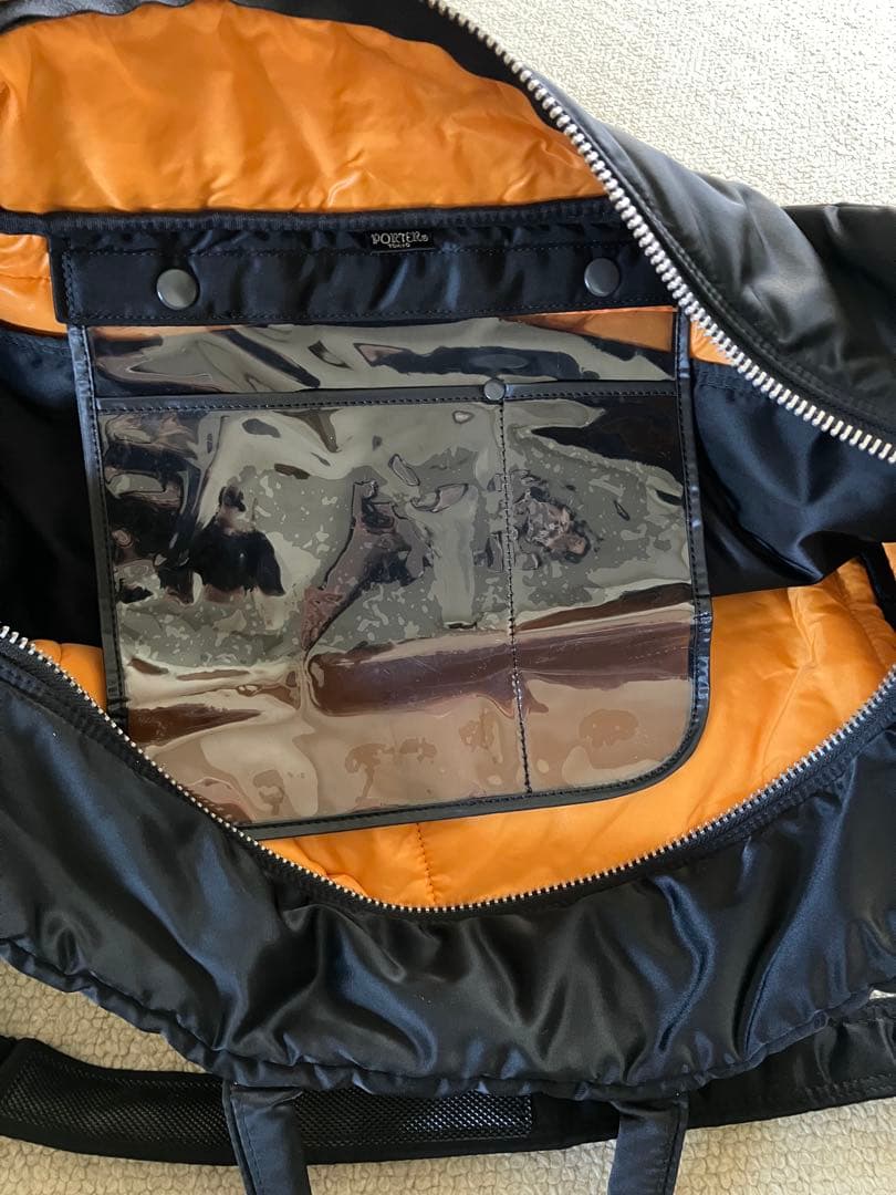 porter タンカー　ボストンバック大　黒