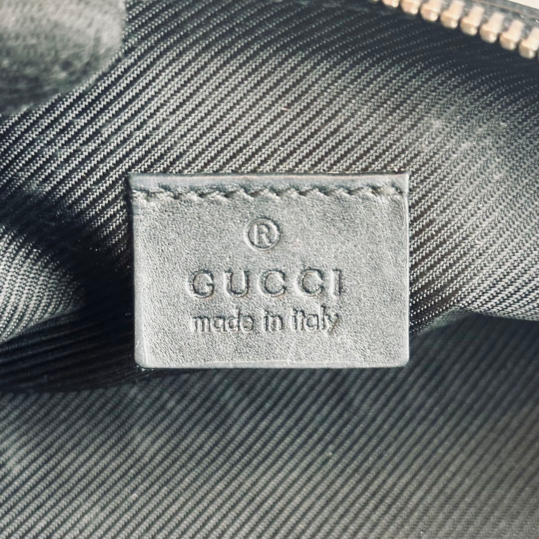バッグ GUCCI GG Shima Leather Pouch