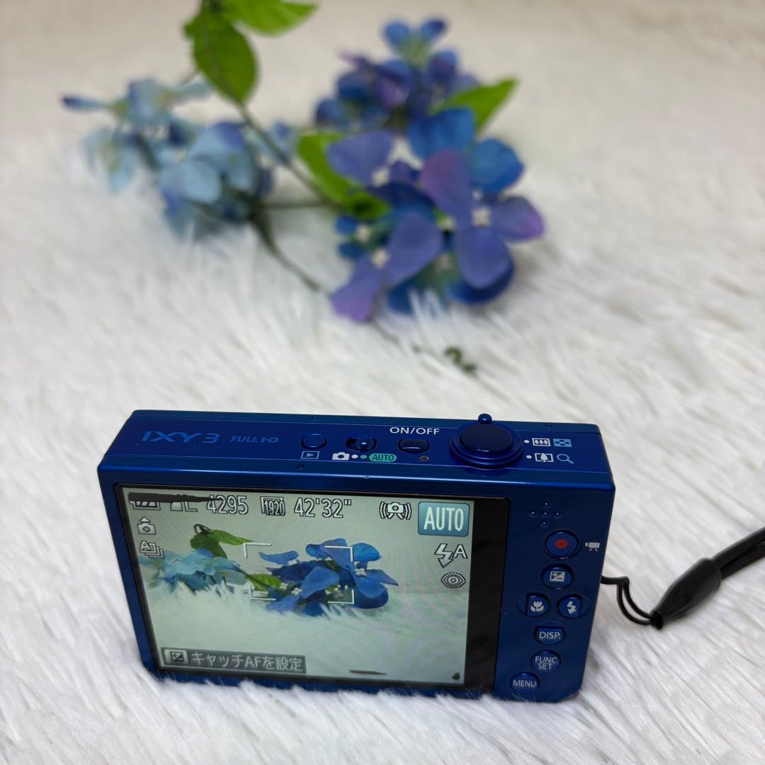 Canon カメラ　IXY 3 PC1736 充電器　ブルー　コンデジ　動作品
