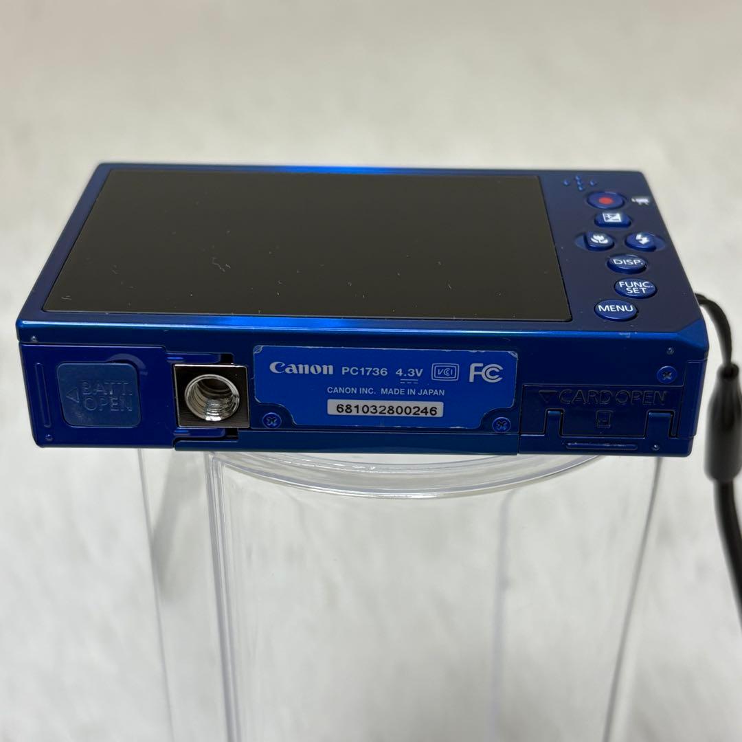 Canon カメラ　IXY 3 PC1736 充電器　ブルー　コンデジ　動作品