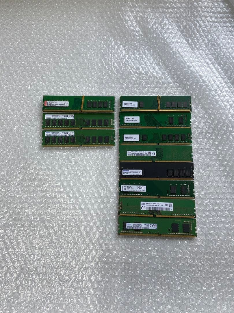 メモリー DDR4 16GB/4枚 8GB/9枚 いろいろ合計13枚 ジャンク