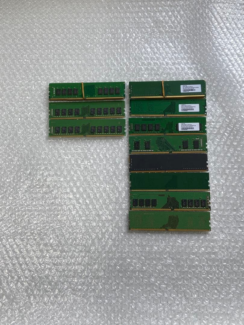 メモリー DDR4 16GB/4枚 8GB/9枚 いろいろ合計13枚 ジャンク