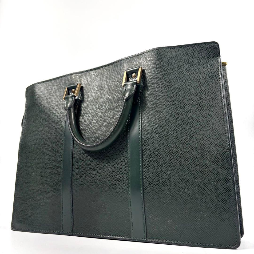 ✨美品✨ルイヴィトン ビジネスバッグ ポルトドキュマン ロザン タイガ グリーン