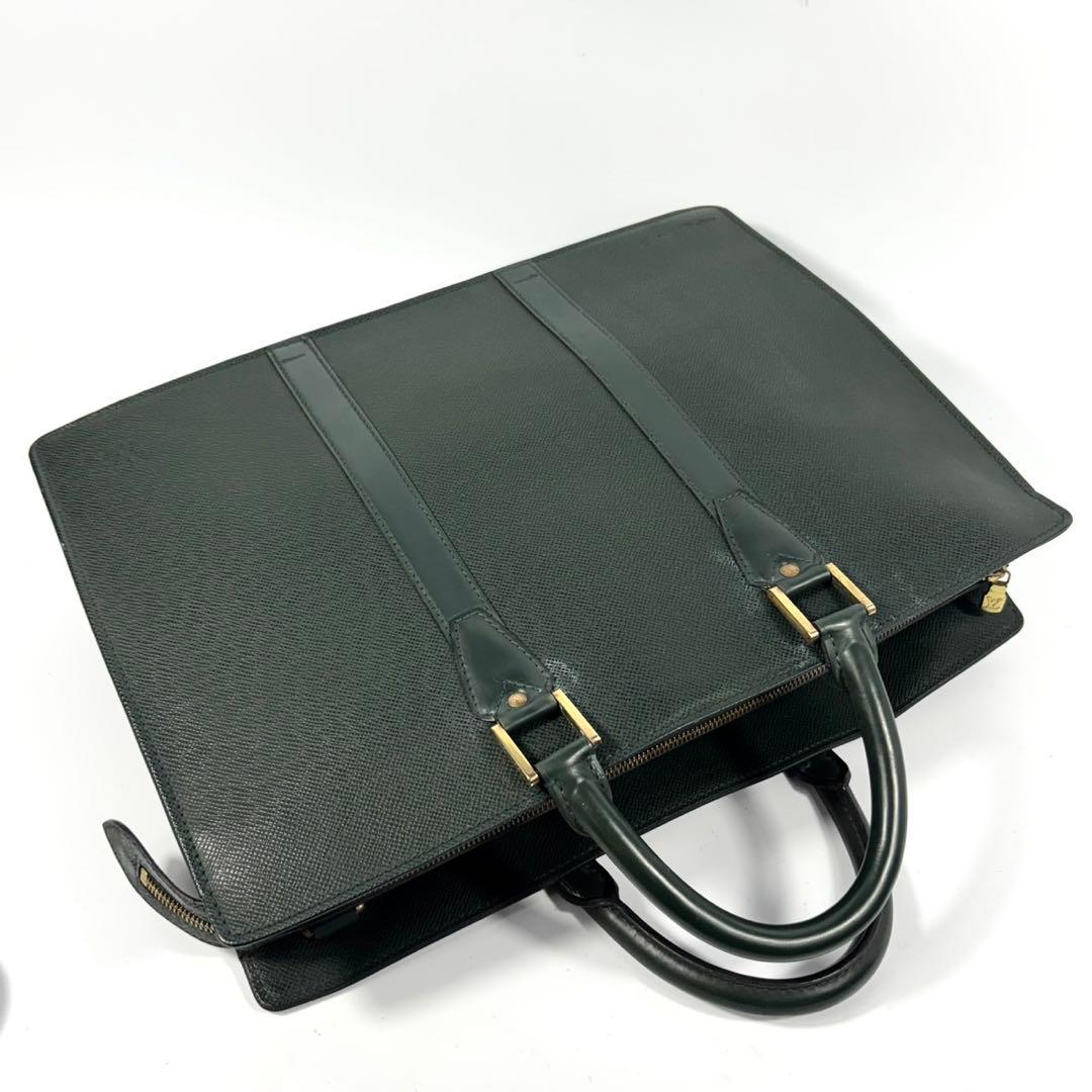 ✨美品✨ルイヴィトン ビジネスバッグ ポルトドキュマン ロザン タイガ グリーン
