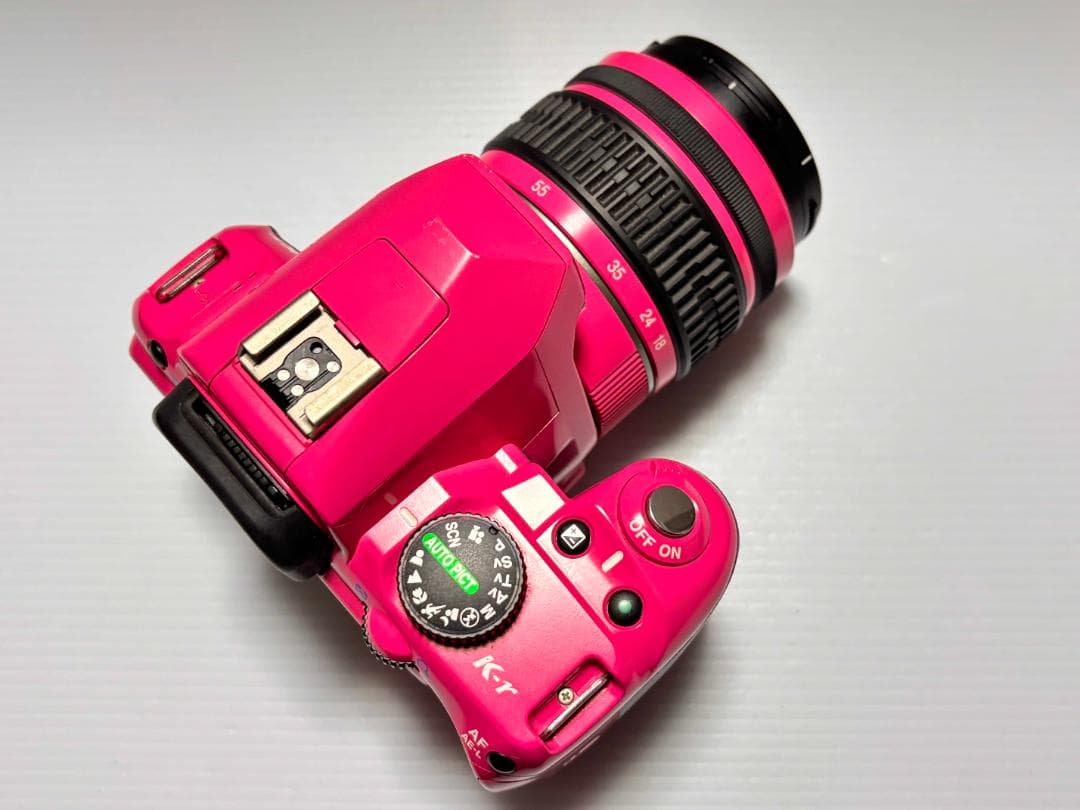 PENTAX K-r ピンク デジタル一眼レフカメラ 18-55mm レンズ付き