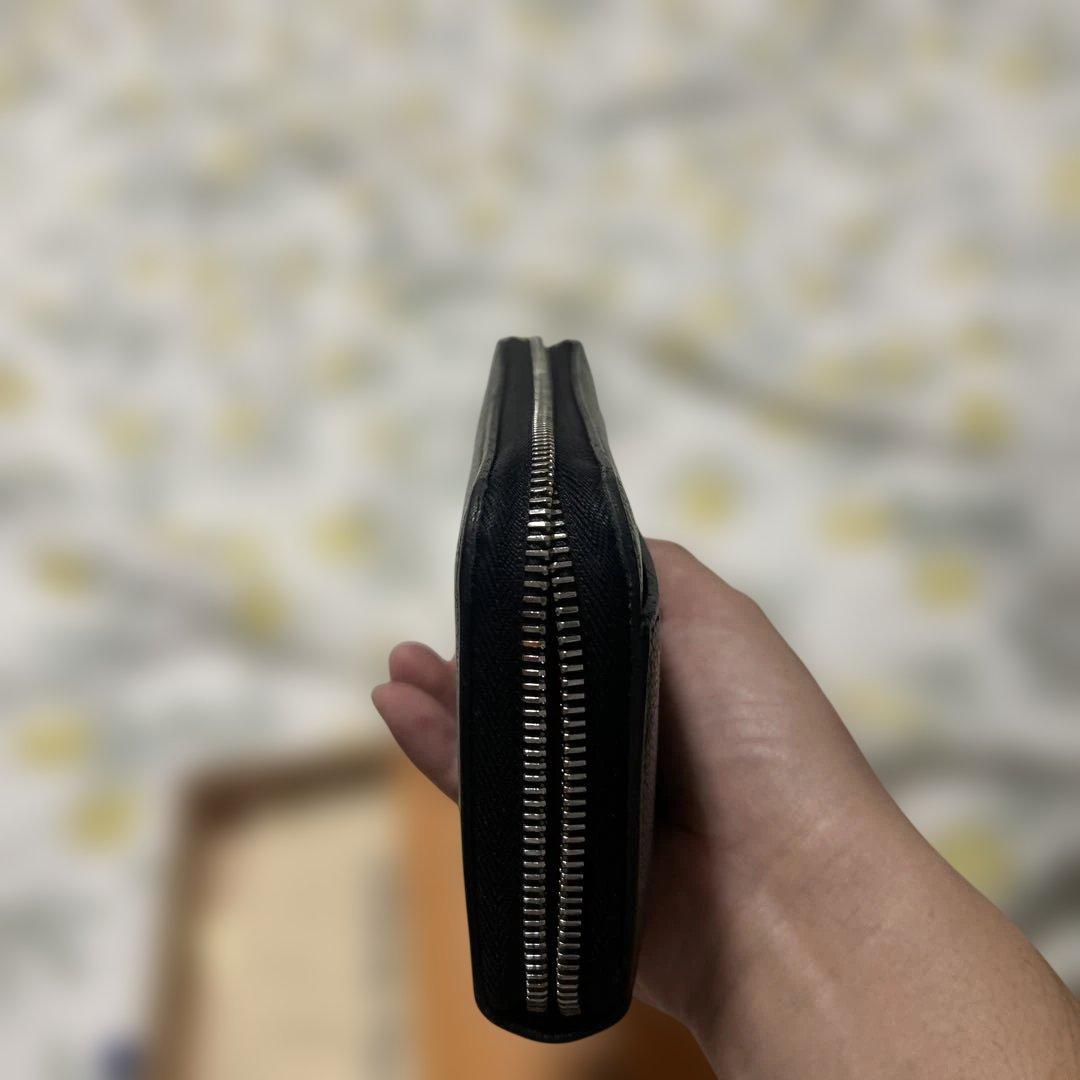 O*H様 LOUIS VUITTON ブラック レザー 長財布　ラウンドファスナ