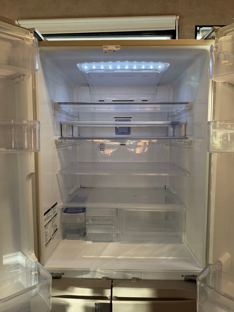 三菱 MITSUBISHI ノンフロン冷凍冷蔵庫 6ドア フレンチドア 465L