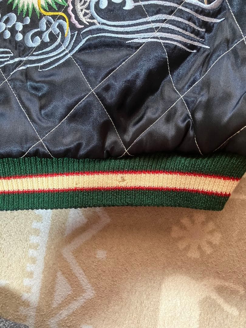 テーラー東洋 別珍 スカジャン 舞妓/鷲 /日本地図/龍　リバーシブル