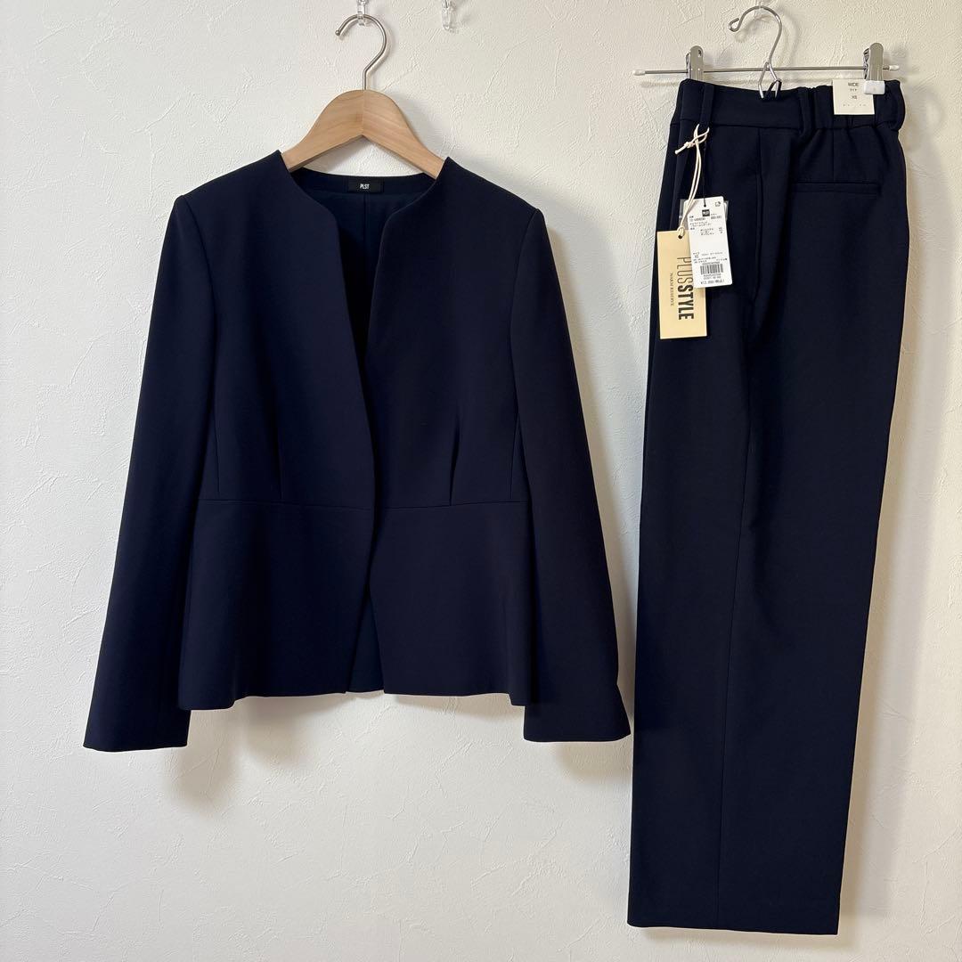 プラステ　【新品】　ウォームリザーブ　パンツセットアップ　ネイビー