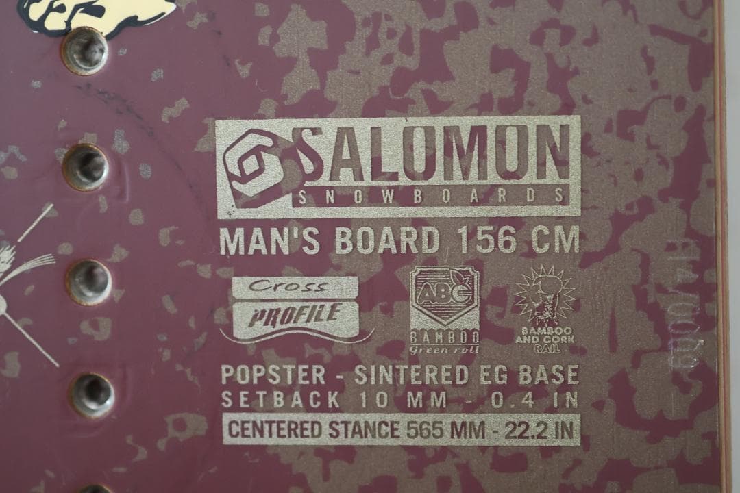 【板美品】SALOMON スノーボード バインディングセット156cm スノボ