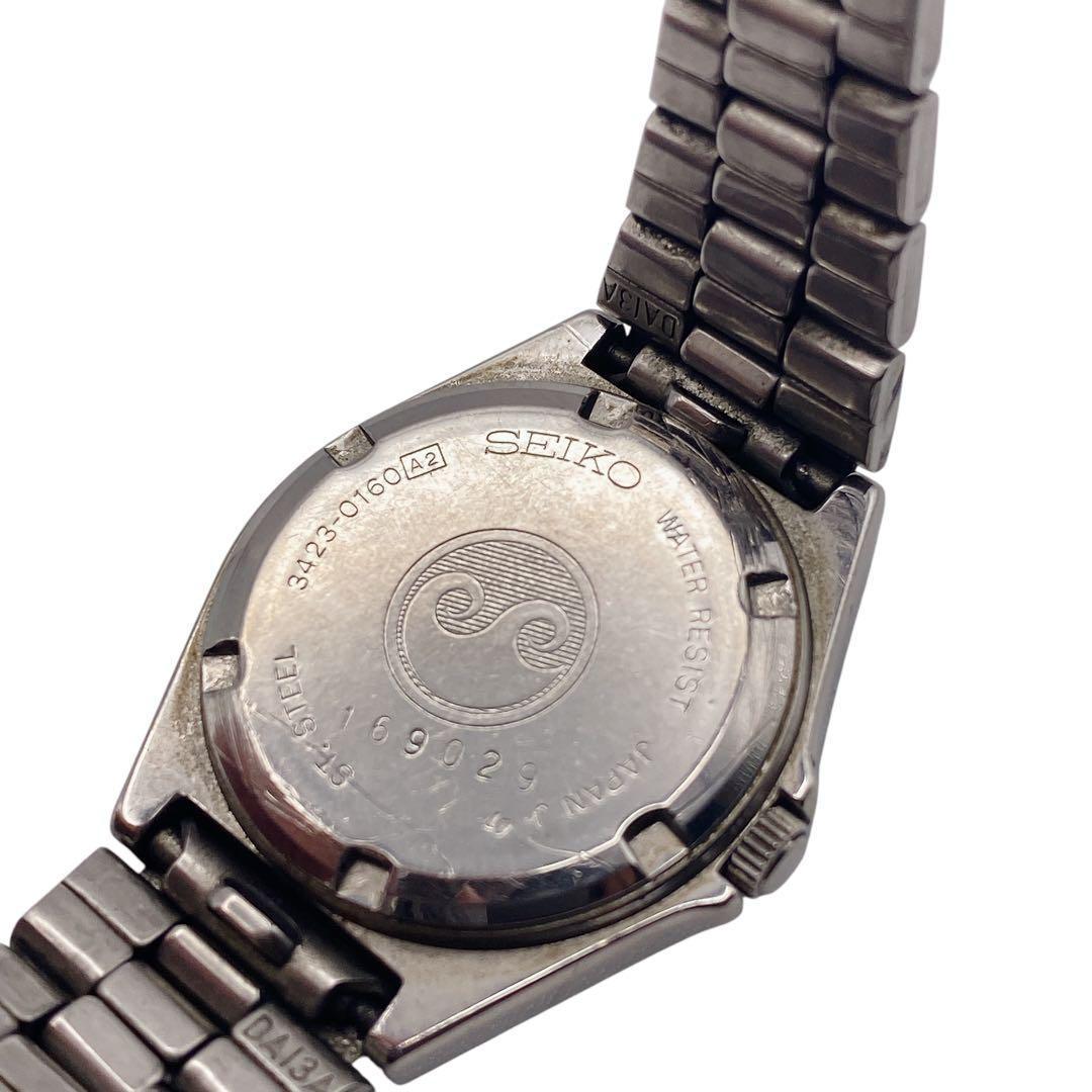 SEIKO Silver Wave デイト シルバー レディース 腕時計 889