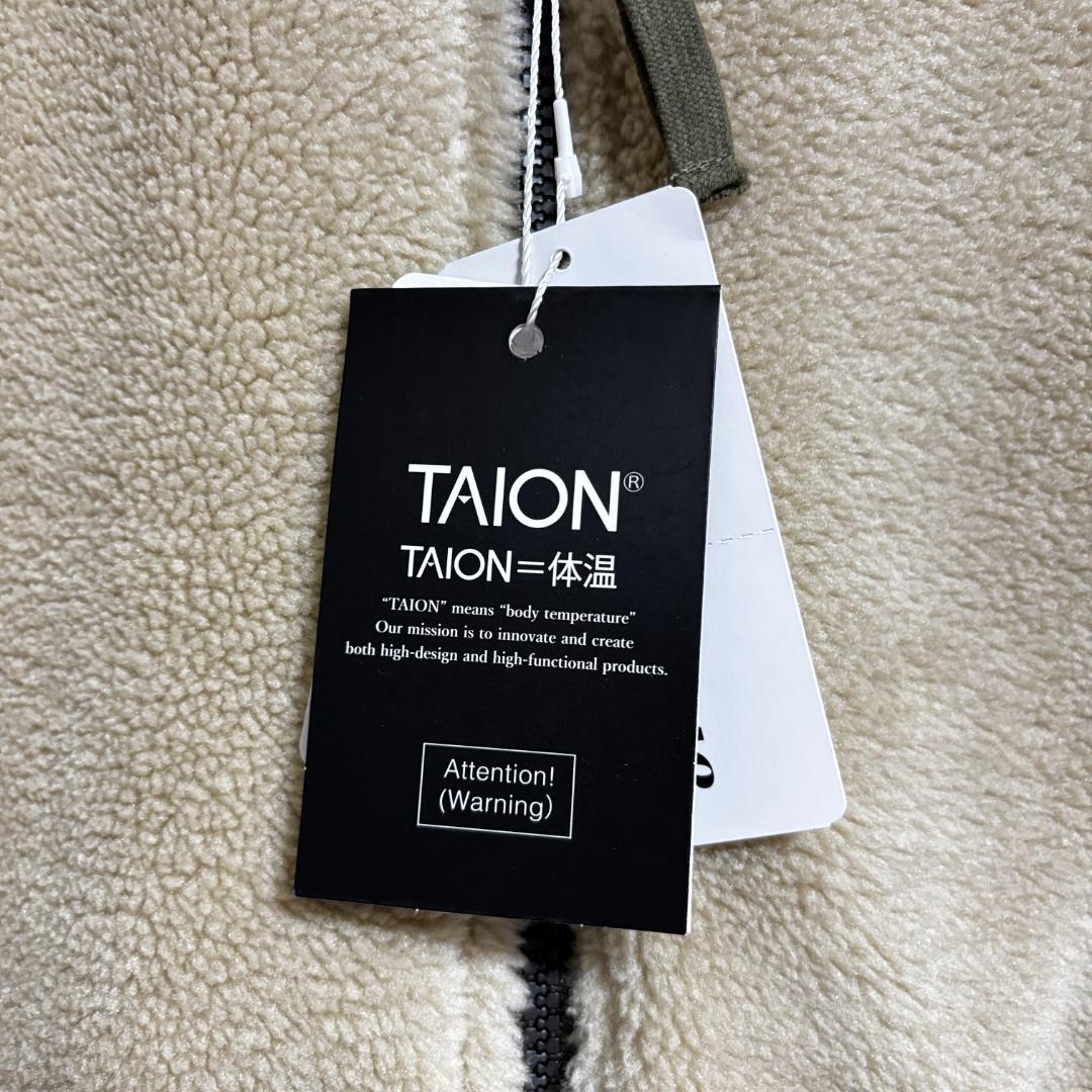 新品【TAION×fredy emue】ダウンジャケット 38 ベージュ　カーキ