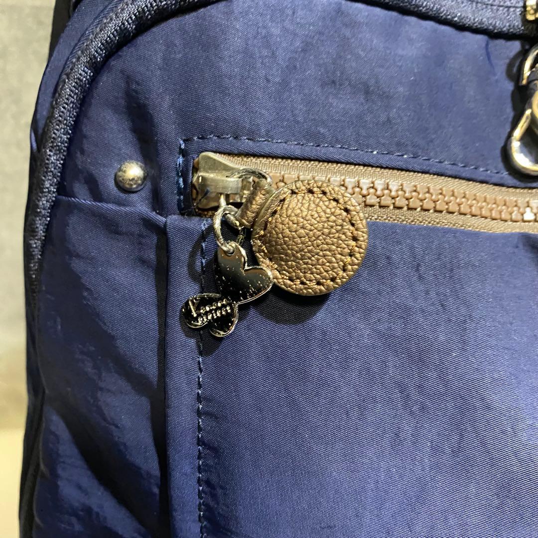 【未使用】kanana project　ナイロンリュック　ネイビー