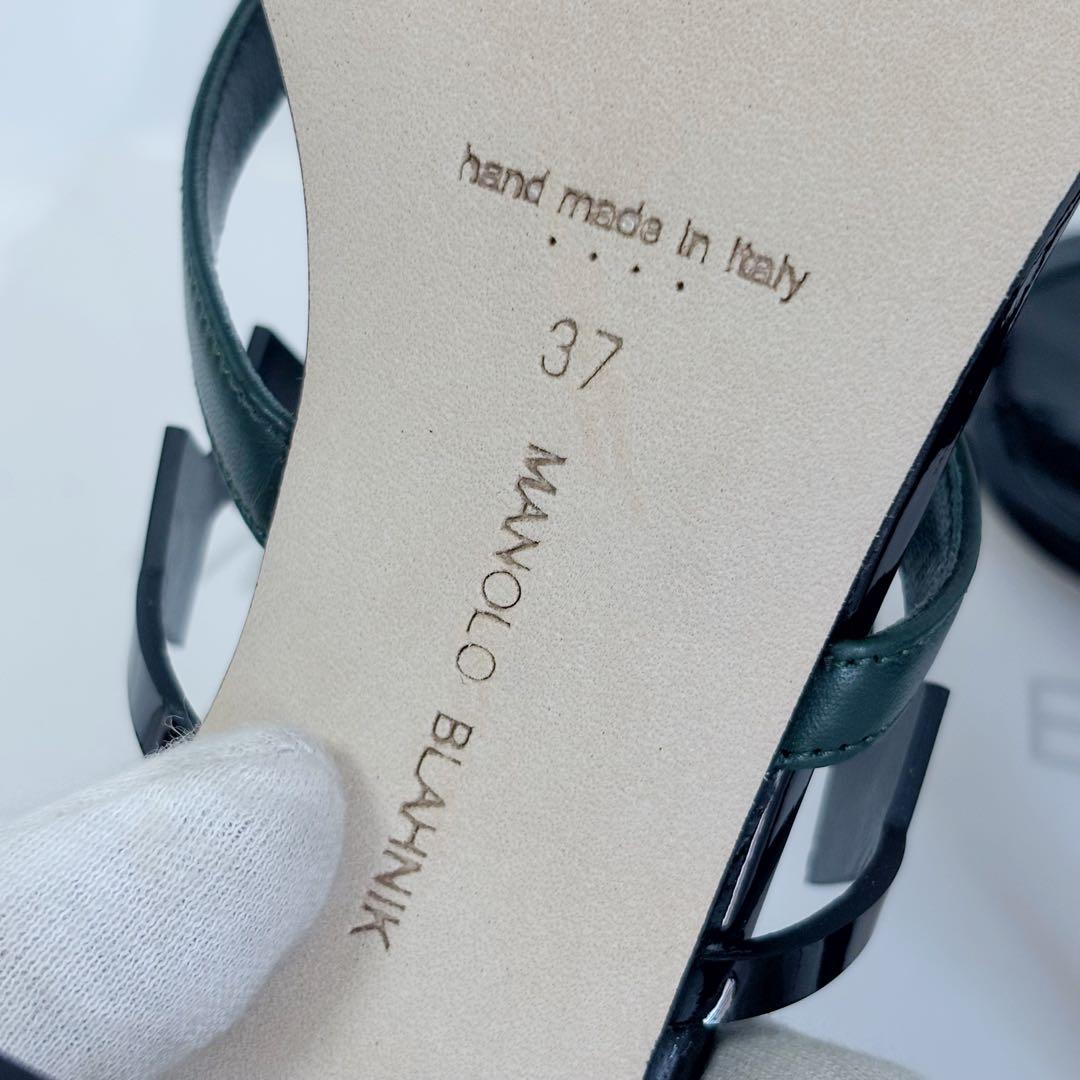 ほぼ未使用✨マノロブラニク　ミュール　SULAFAHI サンダル　37 ブラック