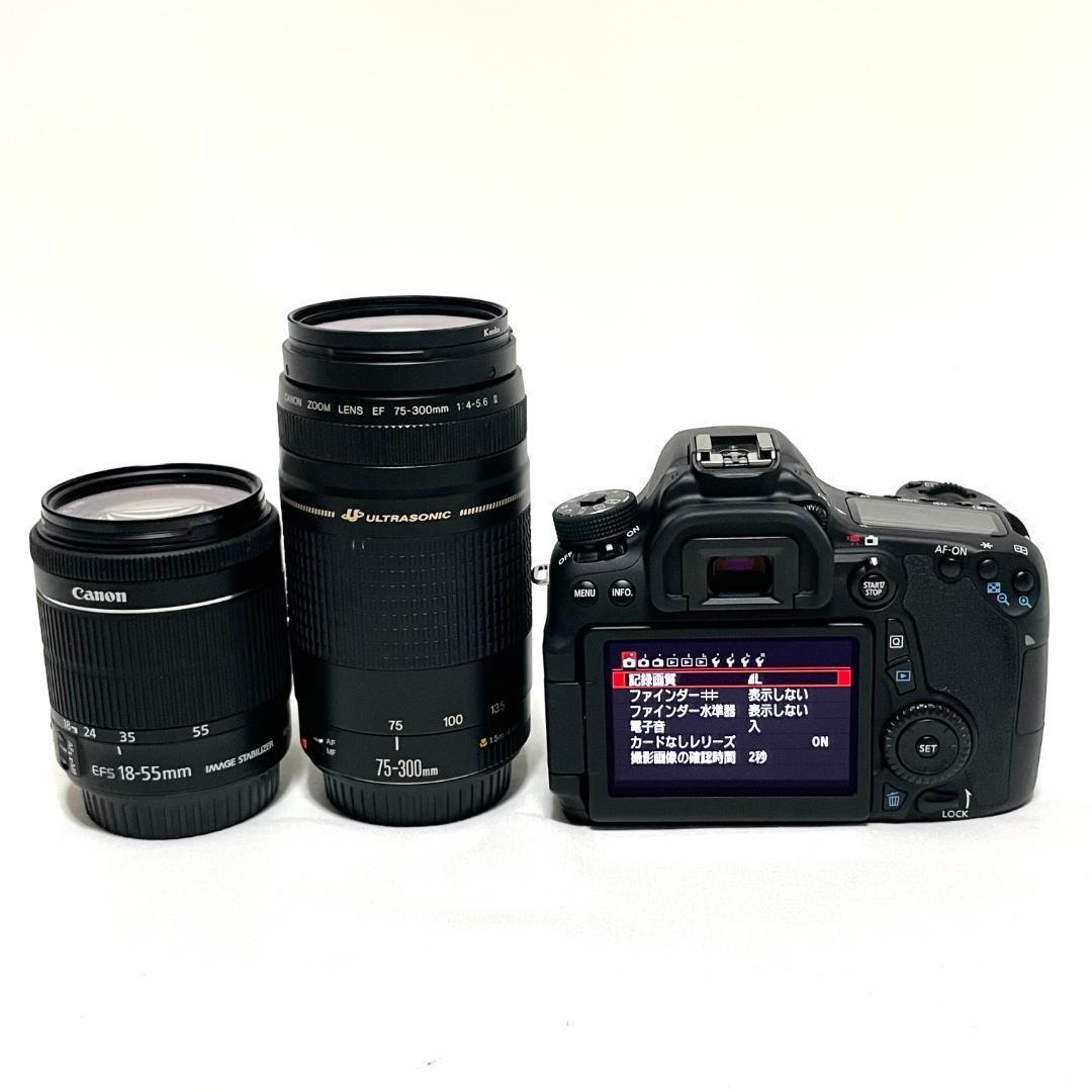 初心者セット❣️ Canon EOS 70D 超望遠Wレンズキット すぐ使える✨