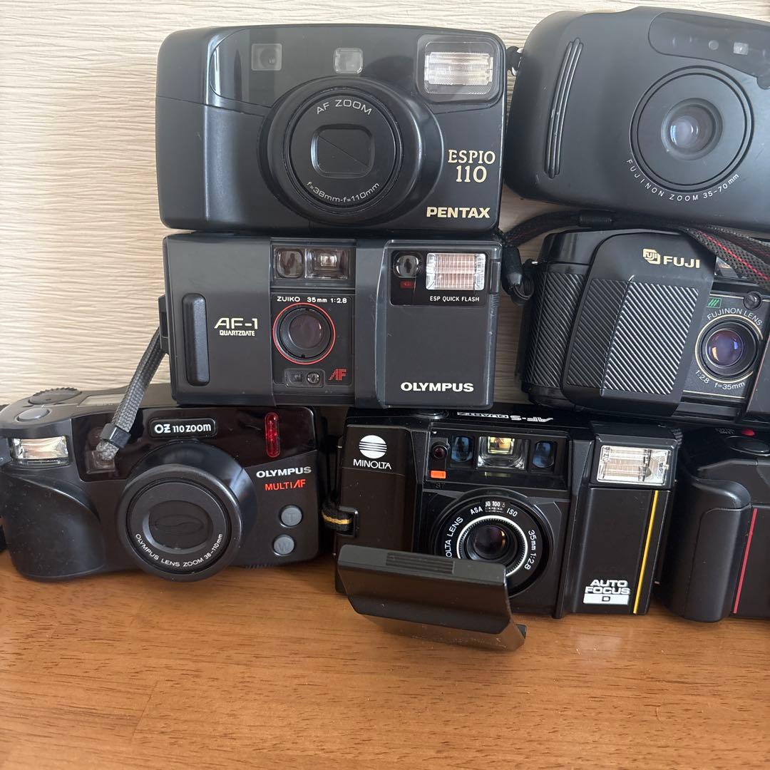 ★動作未確認 フィルムカメラ 10台まとめ売り　canon Olympus など