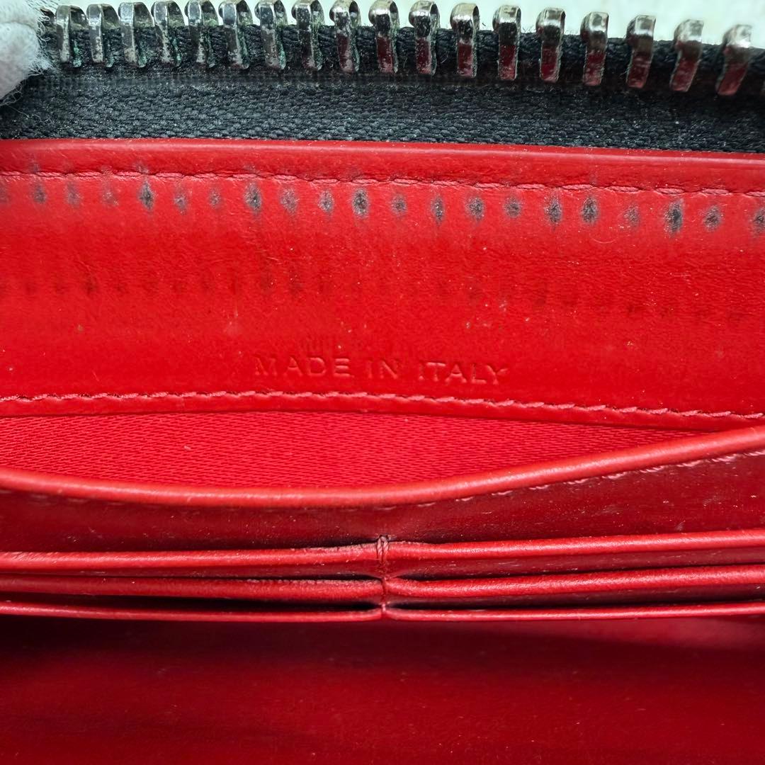 ✨美品✨ ルブタン 長財布 パネトーネ ラウンドジップ　ブラック　レザー