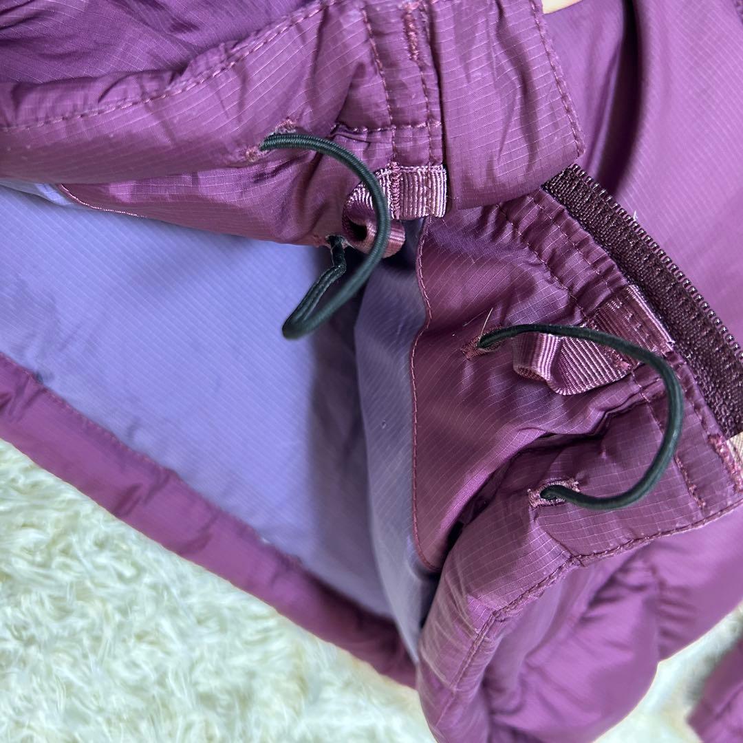 【洗える】パタゴニア　ダウンジャケット　パープル　S相当　グースダウン　肉厚