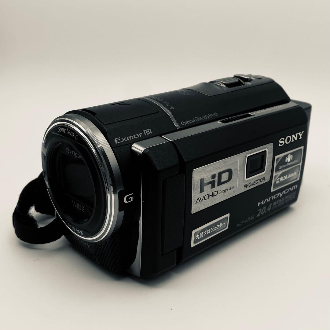 SONY HDR-PJ590V ビデオカメラ 本体　箱付き