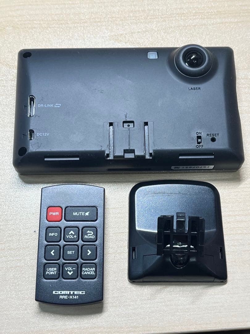 ZERO 807LV レーダー探知機本体　リコール対策済み