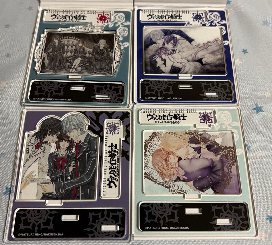 樋野まつり原画展 ヴァンパイア騎士 アクリルスタンド 4点